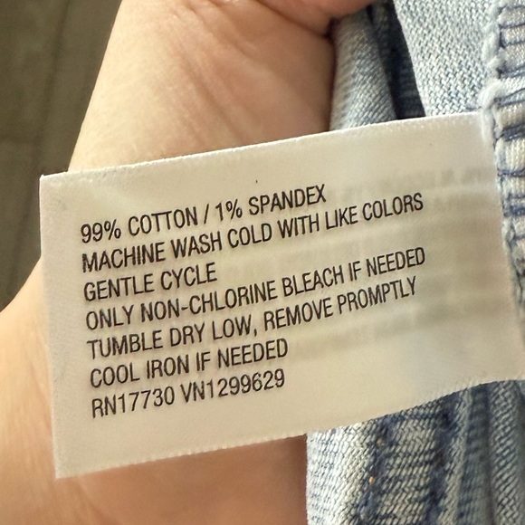 Ava & Viv|Midi A-line denim skirt,light wash,NWT•••Plus size Light Blue Skirt - Picture 11 of 15